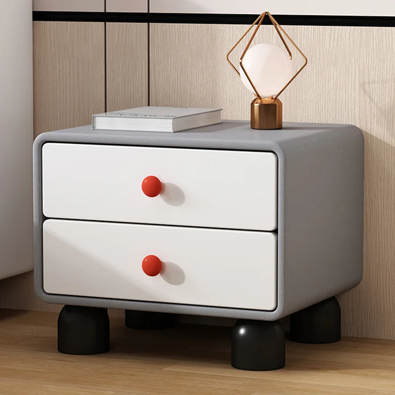 

Narrow Luxury Bedside Table Created Mini Decorative Auxiliary Bedside Table Dining Drawers Low Stolik Nocny Storage Furniture GG