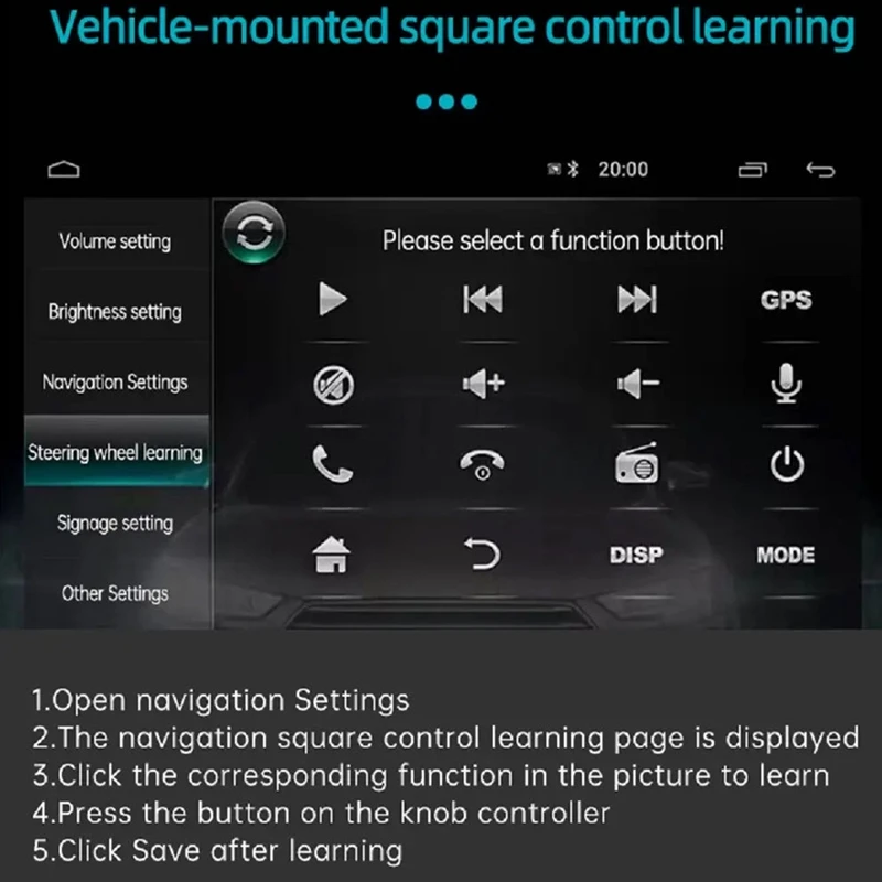 Автомобильный руль Многофункциональная кнопка управления универсальная ручка