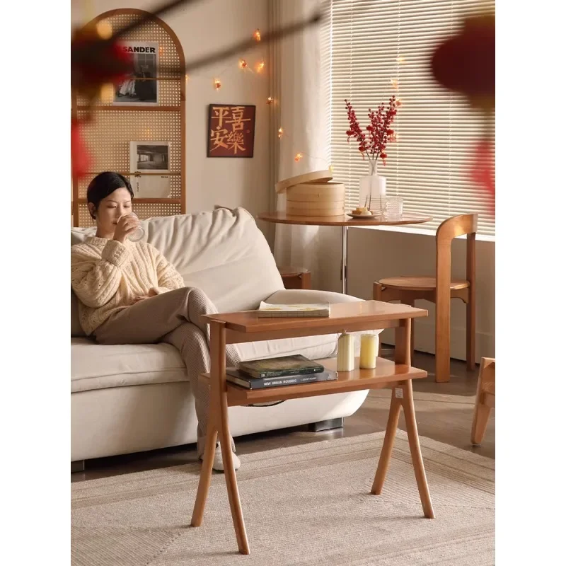 Средневековый диван из цельного дерева для гостиной небольшой край несколько