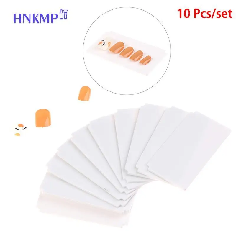

10pcs Nail Display Stand Plastic Partition Plate Gel Glitter Polish Show Holder Rhinestones Storage Case Nail Art Tools