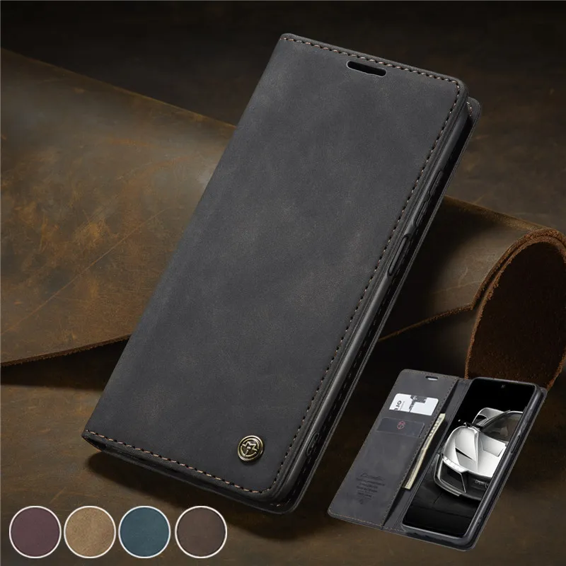 S22 Ultra CASEME Case For Samsung Galaxy S22 Ultra Leather Case Etui For Galaxy S22 + Plus 5G S22Ultra S22Plus Flip Cover Capa