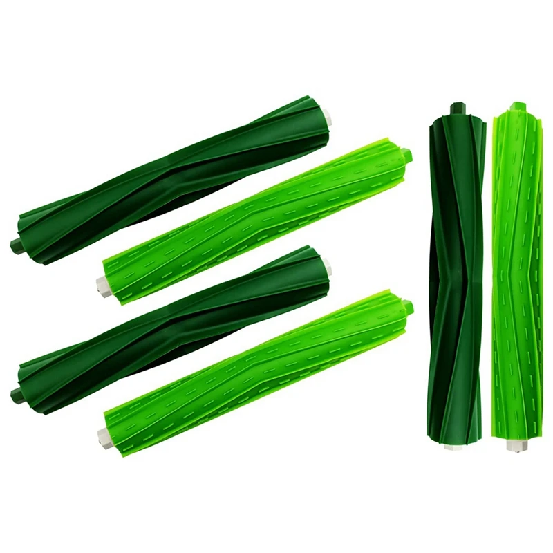 3 комплекта многоповерхностных резиновых роликов для робота-пылесоса Irobot Roomba