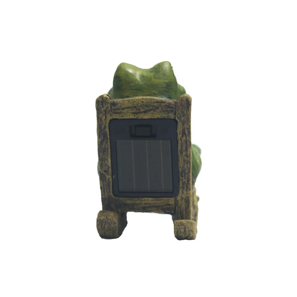 Новинка креативный подарок ночник в виде лягушки на солнечной батарее Внешнее