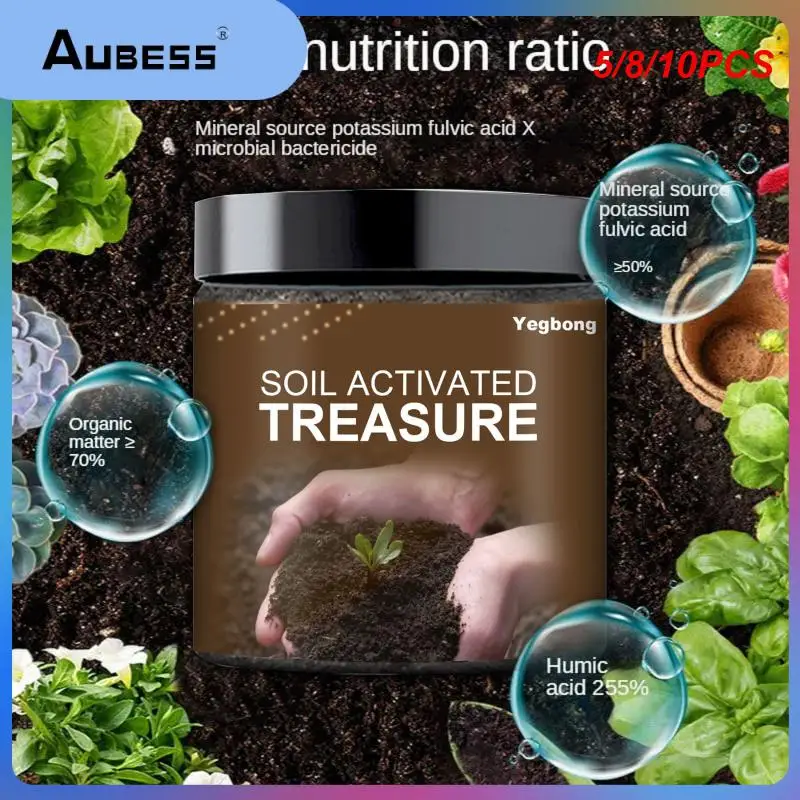 

5/8/10PCS Mineral Source Prevent Rooting Powder Treasure Activator Rooting Plant Flower Fertilizer Soil Activated Hot Wholesale