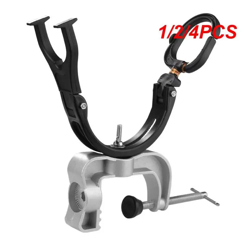 

1/2/4PCS Adjustable Boat Rod Holder Span Rod Bracket Tools Foldable Aluminum Alloy Sea Boat Fishing Rod Support System Ocean