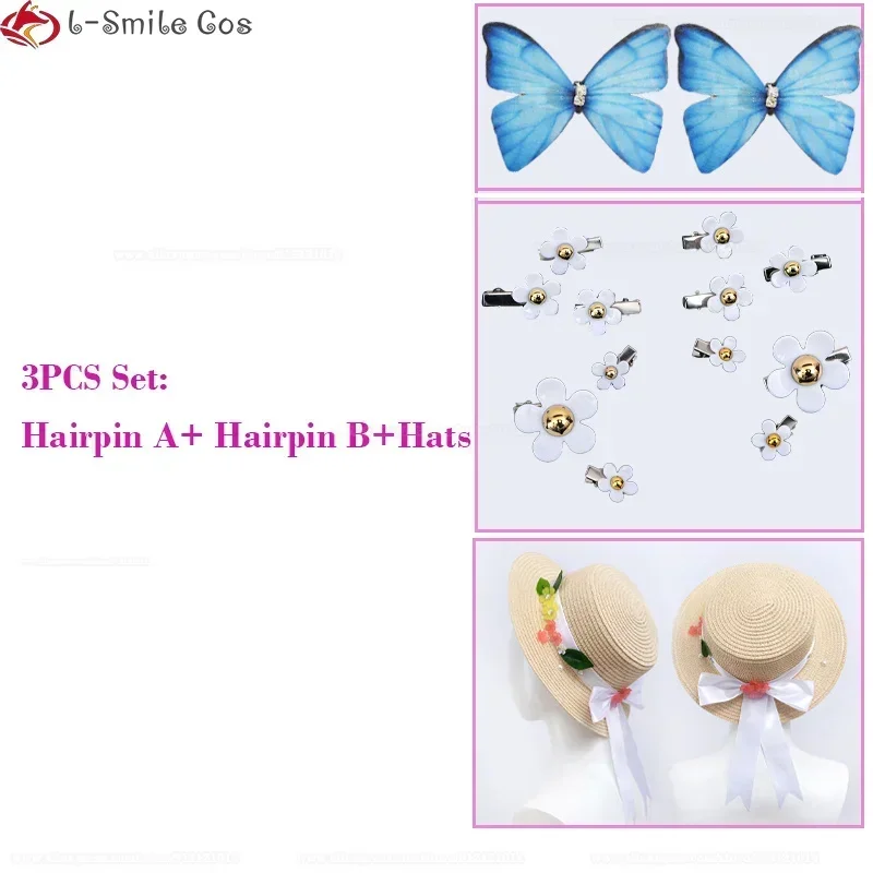 Genshin Impact New Skin Камисато Аяка Косплей Парик Плетеный Термостойкий Ayaka Springbloom Missive Party