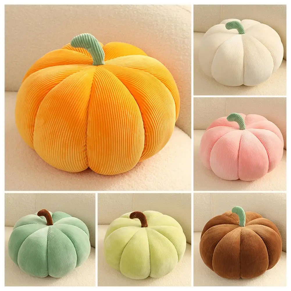 

Halloween Pumpkin Throw Pillow Plush Toy Kawaii Plushies Pillows Cute Plant Soft Stuffed Doll Holidays Props Decorative for Kid