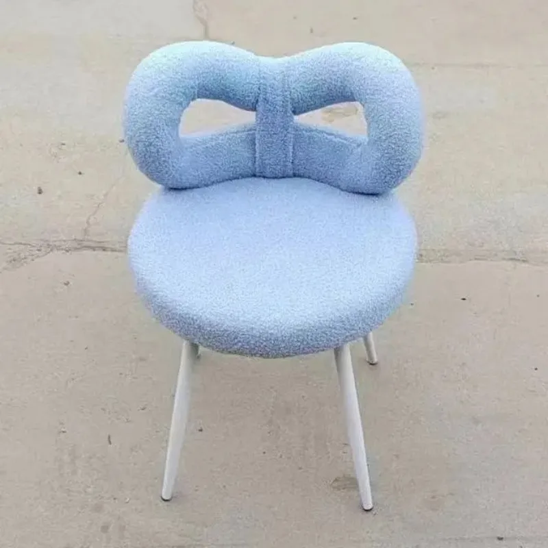 Роскошные Современные Простые искусственные стулья для макияжа девушек спальни