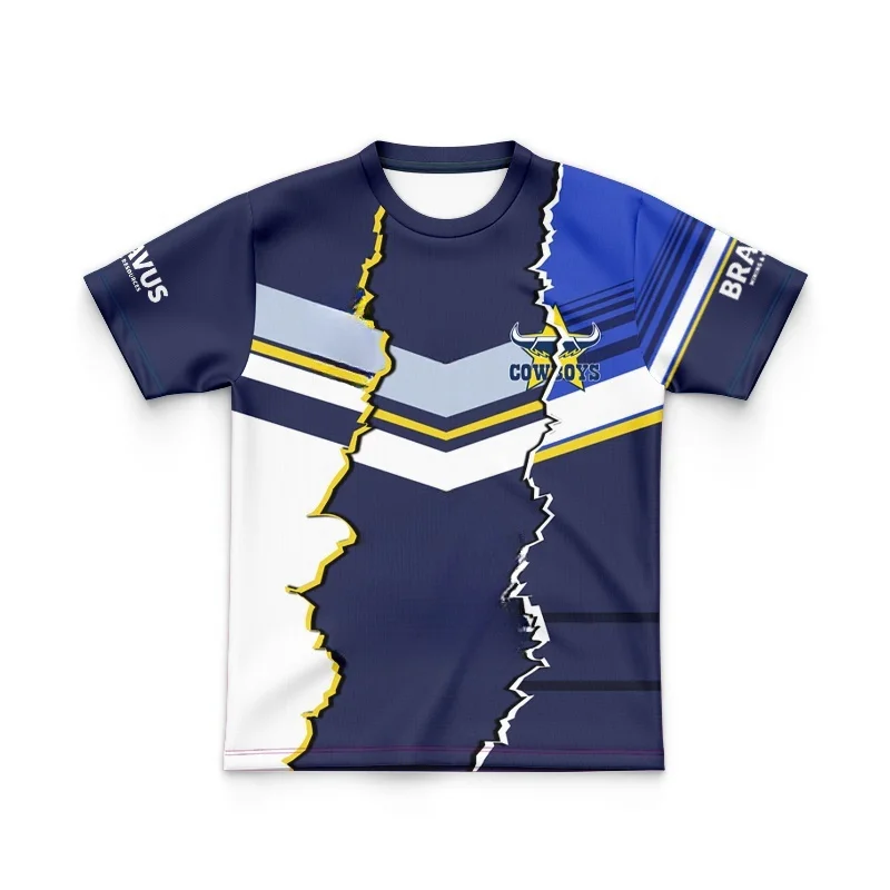 Мужская рубашка United KIDS North Queensland Cowboys 2024 США
