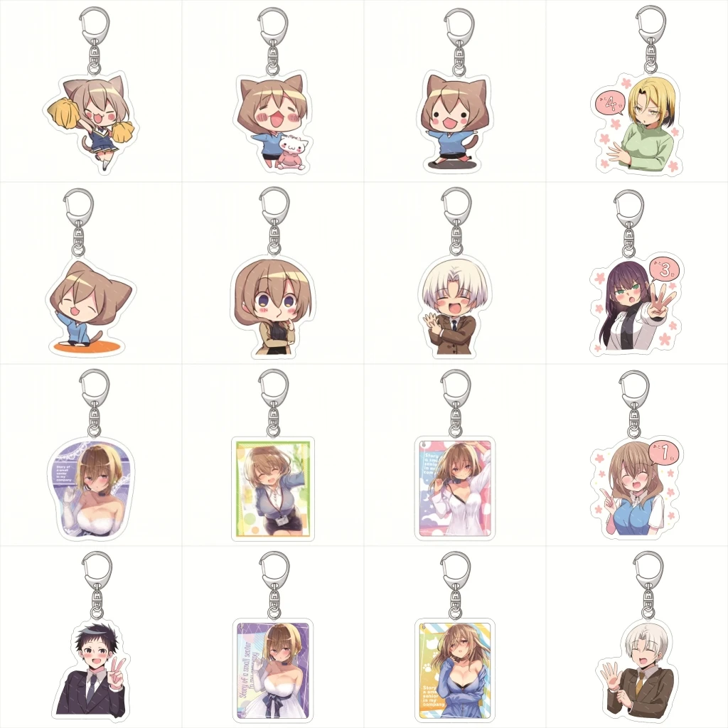 Аниме Мой крошечный Uchi No Kaisha No Chiisai Senpai No Hanashi Косплей Костюм акриловый брелок Подвеска подарок