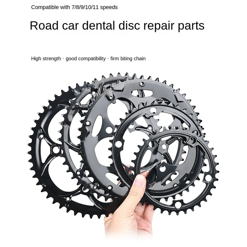 Шатуны для дорожного велосипеда 53 50 39 34T универсальные велосипедные шатуны BCD130 110