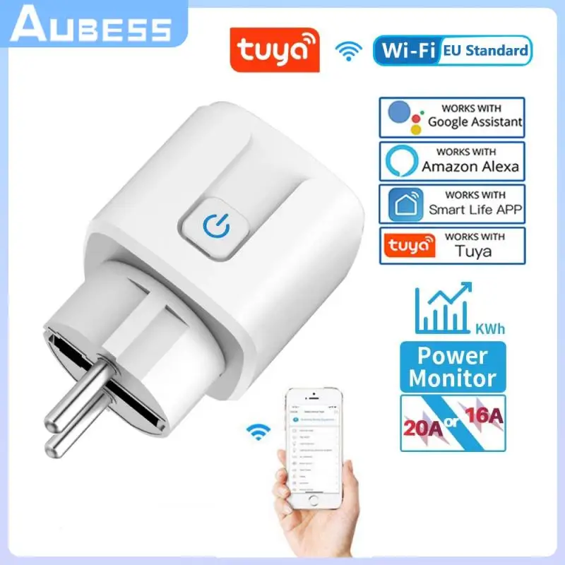 Смарт-розетка с Wi-Fi, 20 А/16 А, с функцией таймера