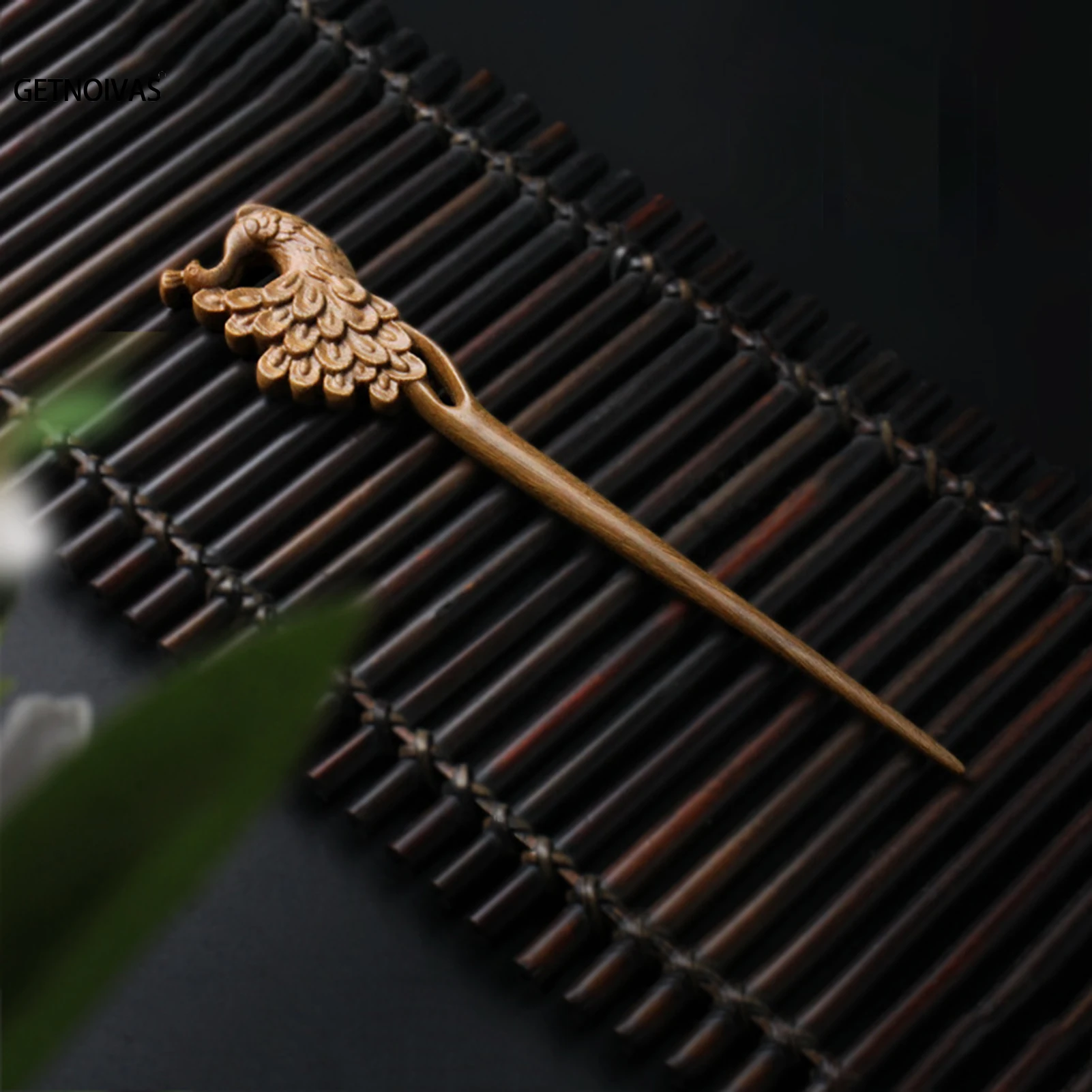 Шпилька для волос в древнем китайском стиле павлин шпильки ручной работы