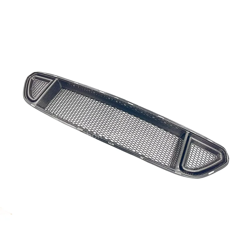 2015-17 Мустанг Решетка переднего бампера R Стиль Углеродное волокно Накладка для Ford