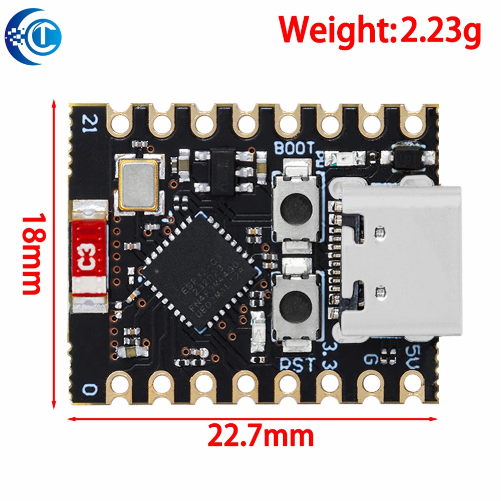 Фото CLT IT ESP32-C3 Макетная плата ESP32 SuperMini Макетная плата ESP32 Макетная плата WiFi Bluetooth для Arduino №4