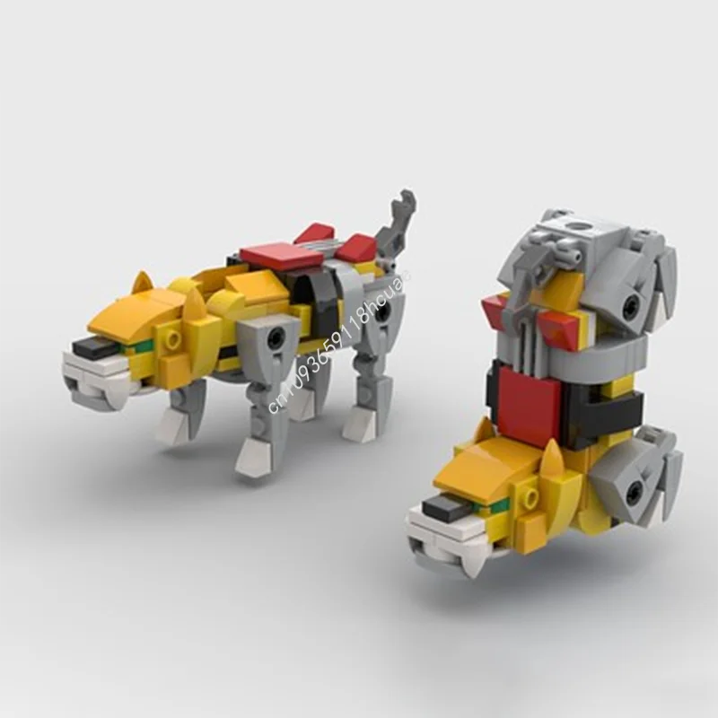 711PCSMOC на заказ Voltron_V1 робот Creator модель строительный блок Diy креативная сборка