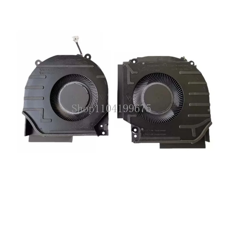 Охлаждающий вентилятор процессора и графического для ноутбука HP Victus 16-R TPN-C169