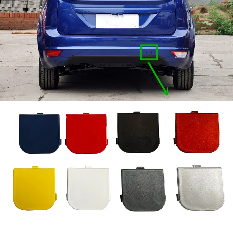 

Cafoucs Rear Bumper Trailer Cap Tow Hook Cover For Ford Focus 2 MK2 2009 2010 2011 2012