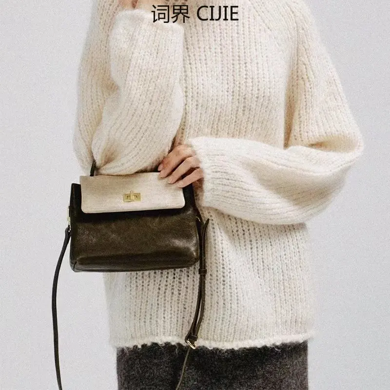 

CIJIE One Shoulder Bag Women's New Autumn and Winter Fashion All-Matching Portable Messenger Bag