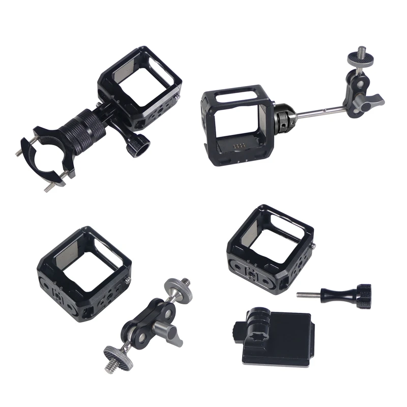 

R91A For Action 2 Action Camera Protective Frame Aluminum Alloy Rabbit Cage Cold Shoe For Action 2 Action Camera Accessories