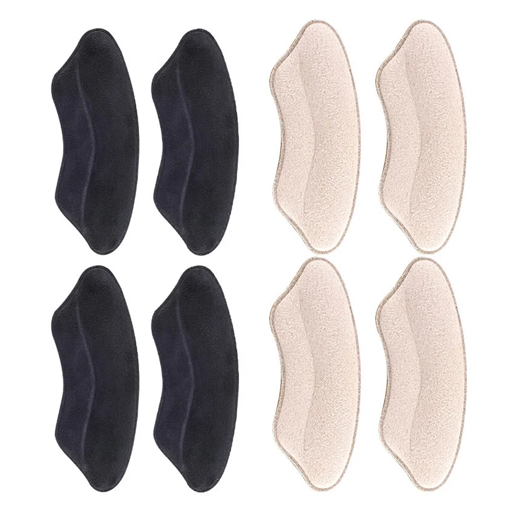 

4 Pairs Sole Insoles Heel Rubbing Tape High Heel Pads Heel Cushion Pads Shoe Bottom Protector Back Heel Grips Foot Follow
