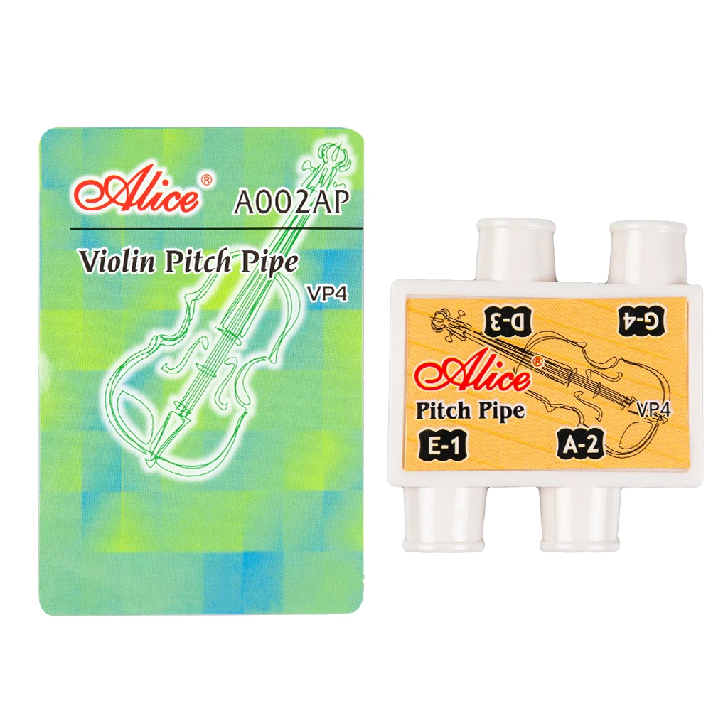 Alice A002AP 4 Tone Violin Pitch Pipe Tuner Four Tube Turner