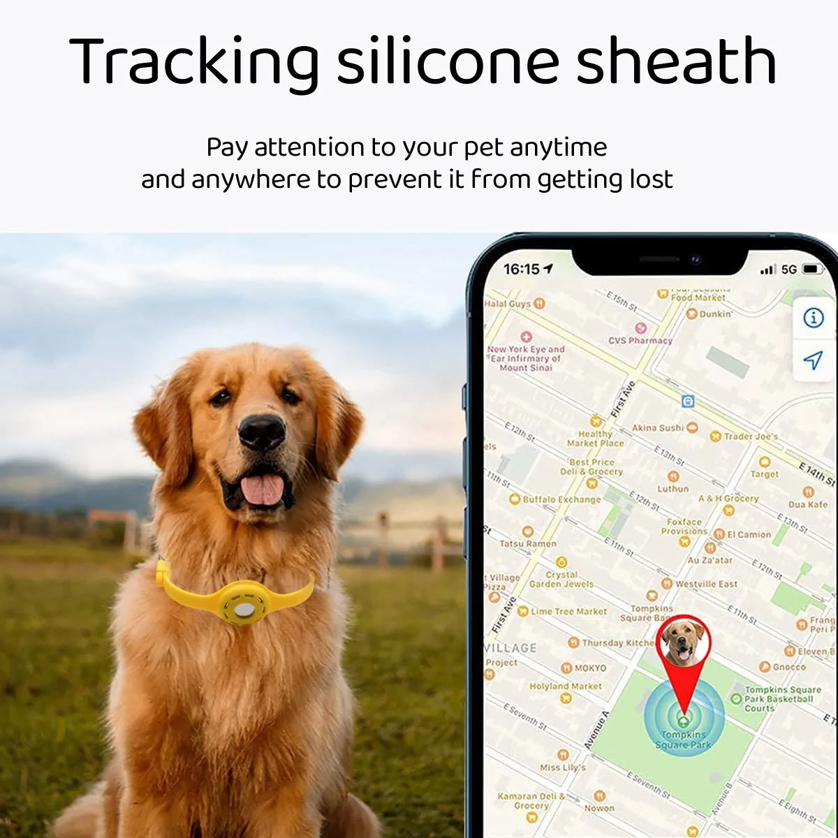 Новый силиконовый ошейник для кошек с защитой от потери