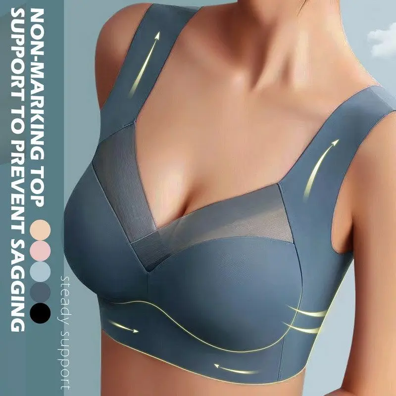 

Push Up Bra Seamless Comfort Vest Sports Womens Shapewear Stretch Comfy Crop Top