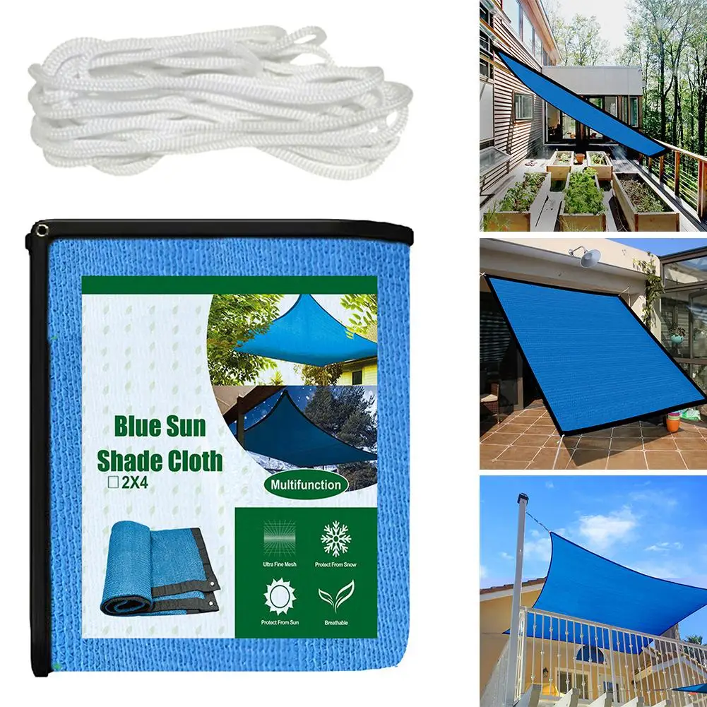 

Outdoor Anti-UV Sun Shading Net HDPE Plastic Net Greenhouse Gazebos Screen Mesh Flower Pot Succulent Plants Cover Sun Shade Net