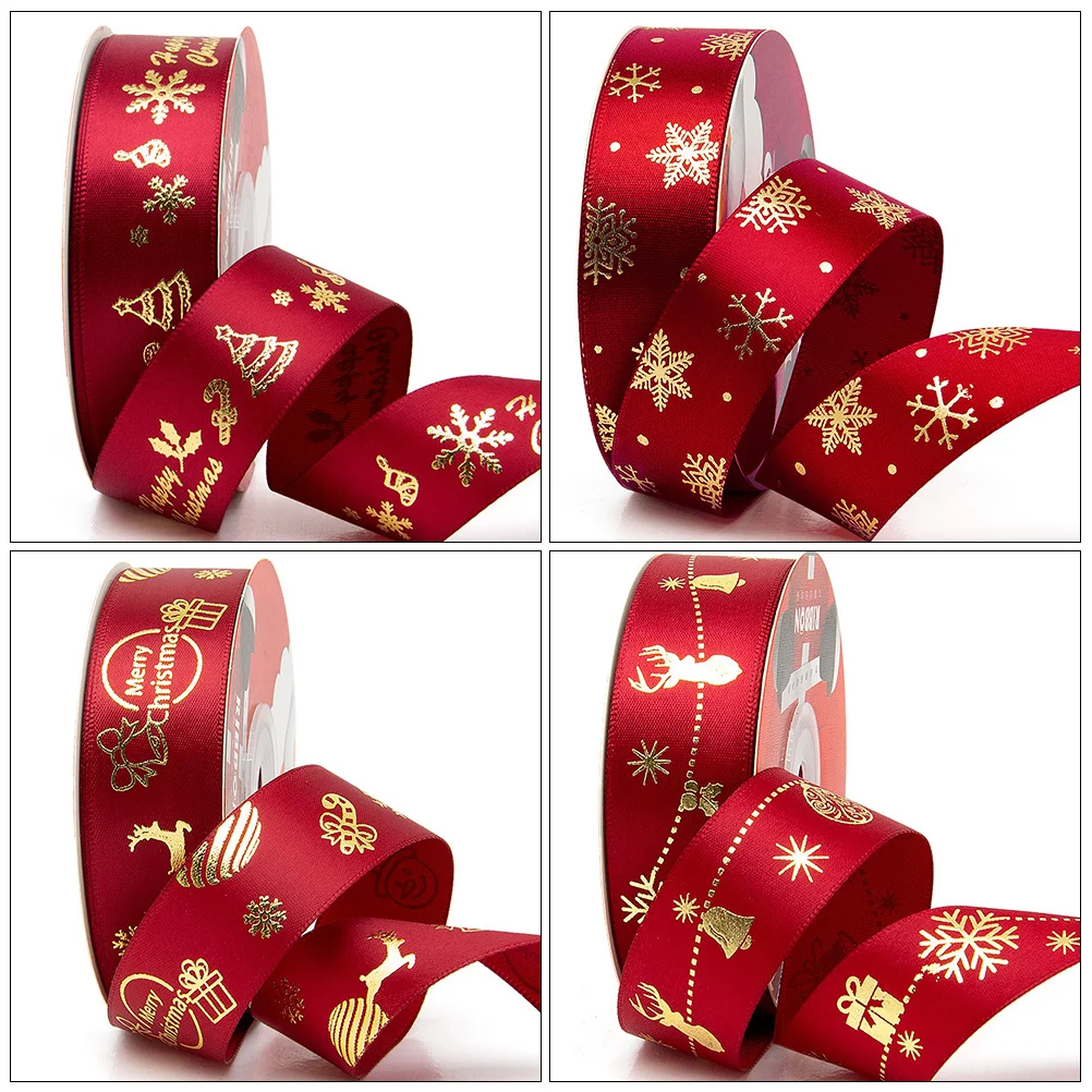 Рождественская лента свадебный декор рождественские поделки упаковка из
