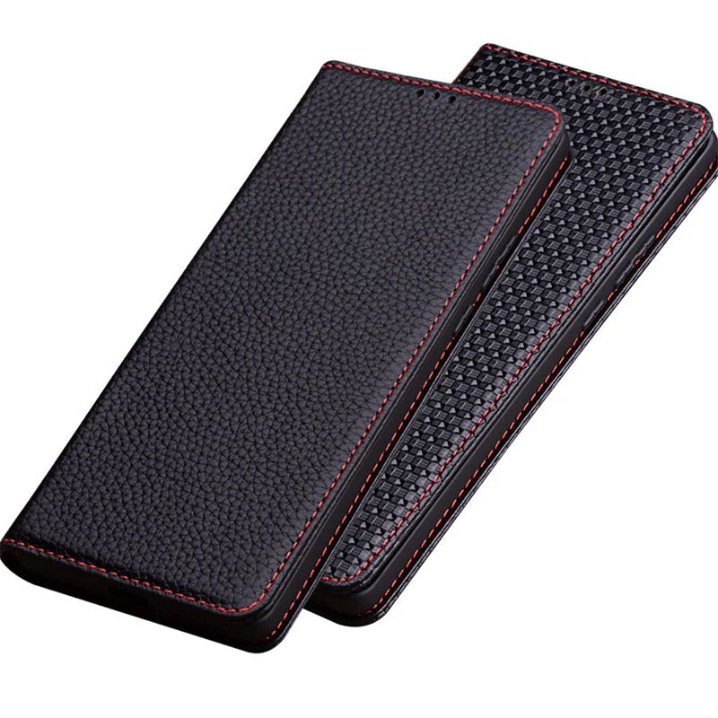 

Natural Leather Booklet Case for Nokia 6.2 4.2 3.2 2.2 5.4 3.4 2.4 1.4 Business Flip Phone Cover With Magnetic Closed Funda Capa