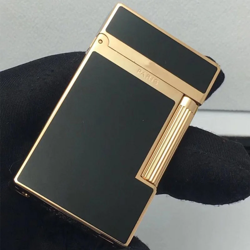 Men Smoking Butane Lighter Ping Sound Brass Shell Windproof