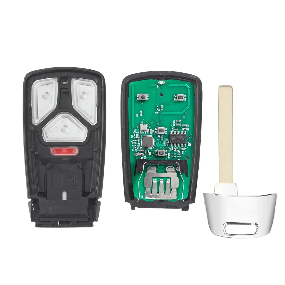 KEYYOU 1 шт. 4M0959754 433/315 МГц дистанционный Автомобильный ключ для Audi TT A4 A5 Q5 Q7 S5 SQ5 2016 2017