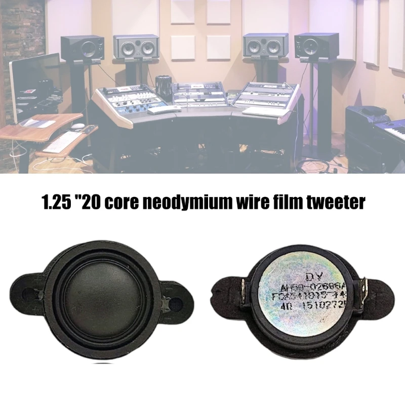 1 25-дюймовый динамик 4 Ом полнодиапазонный для книжной полки звуковых систем