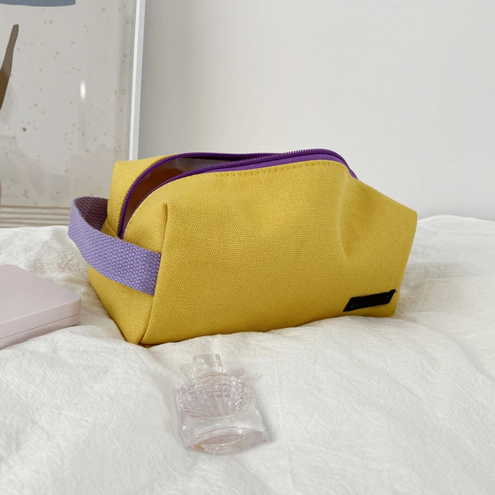 

Bolsa Feminina Travel Canvas-Makeup Bag Stain Resistant Large Capacity Pefect Gift For Girl Friend Sister