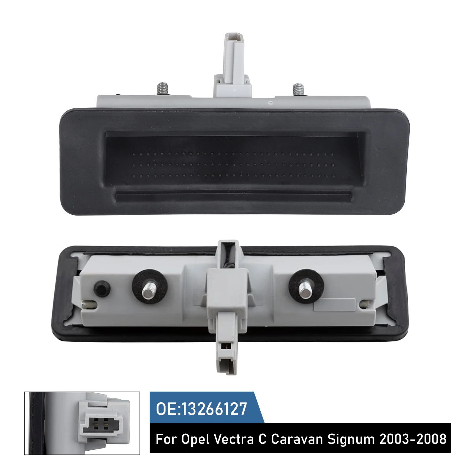 

Корпус ручки замка крышки багажника для Opel Vectra C 2002-2008, ручка корпуса, переключатель, кнопка открытия задней двери 13266127 13107621