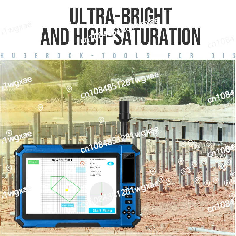 G101M 14600 мАч 2 4-дюймовый сенсорный экран Прочный планшет GPS Gnss приемник Rtk цена