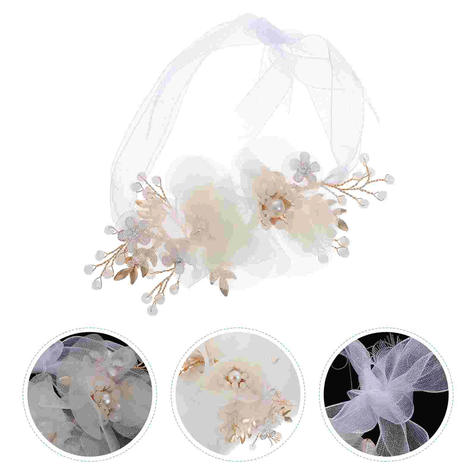 

Wedding Bride Wrist Corsage Wristband Corsage Artificial Flowers Bridesmaid Wedding Wrist Flower Corsage Bracelet Wedding Party