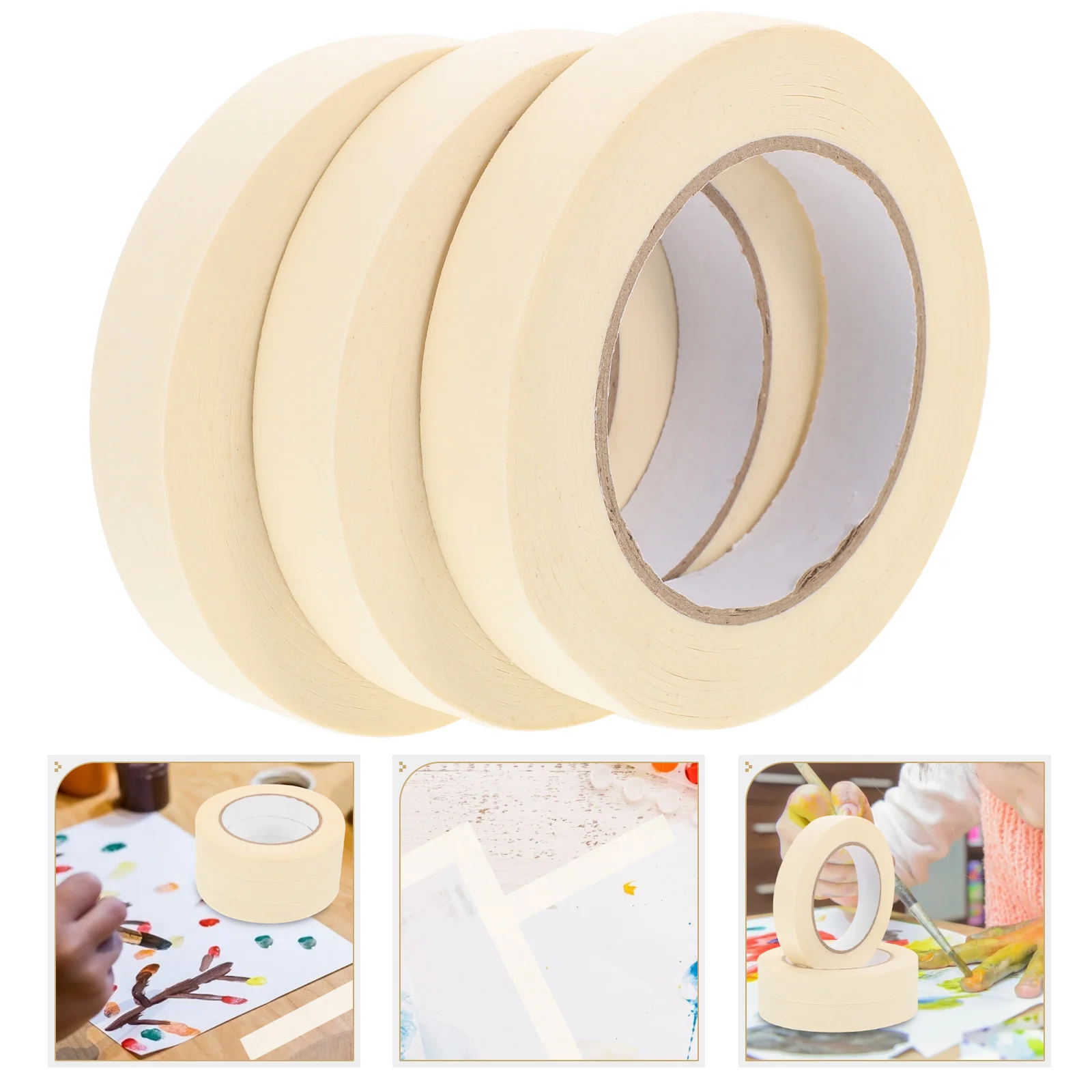 

Tape Masking Tapesart Kids Drawing Diy White Painters Crafts Painter Paper Painting Adhesive