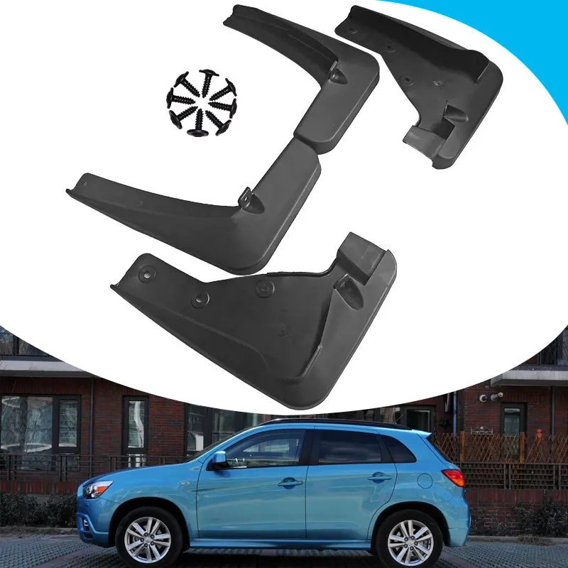 

4 шт./комплект, передние и задние пластиковые Брызговики для Mitsubishi ASX 2013-2019