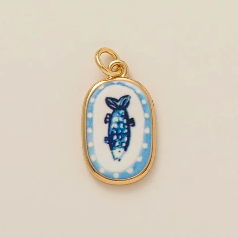 Керамические шармы крабы-лобстеры