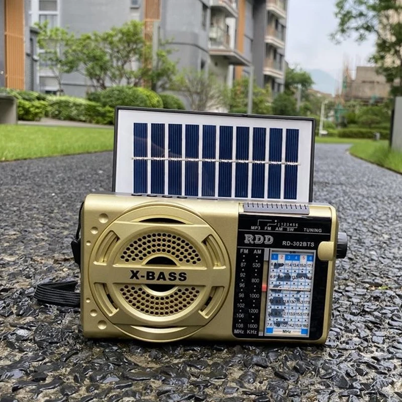 Портативное винтажное радио с солнечной зарядкой аварийные FM AM SW радиостанции