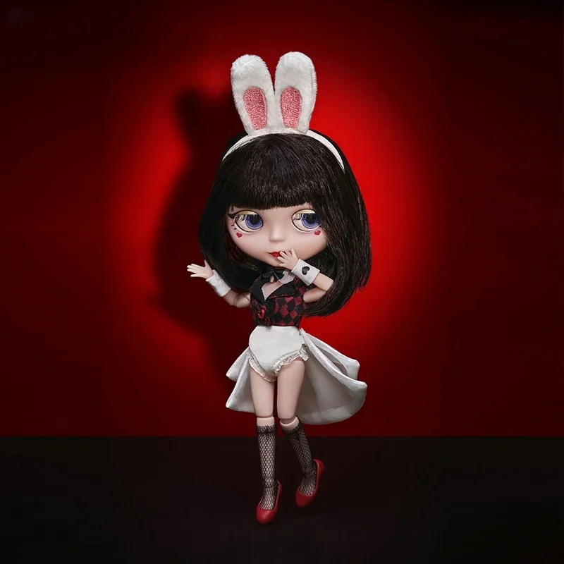 

15 см кролик Девочки Bjd лес Фея Bjd клубника девочки кавайные классические движущиеся четыре вида глаз куклы рождественские подарки для детей