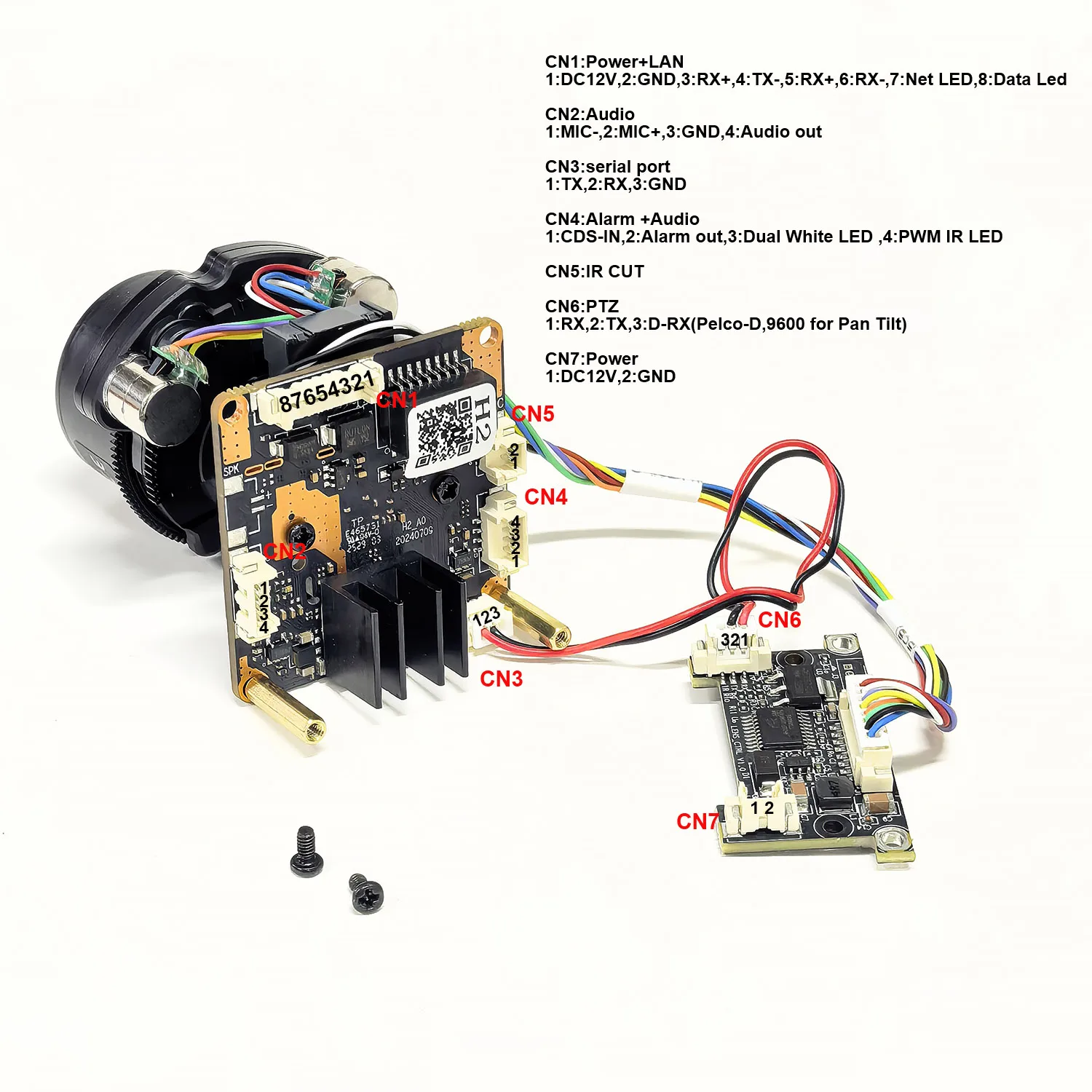 4MP 25 кадровс HiEasy 5X ZOOM RTMP IP-камера с модулем объектива 2.7-13.5 мм, PTZ, ONVIF (art.: 3920d97dfe76d) - 3920d97dfe76d