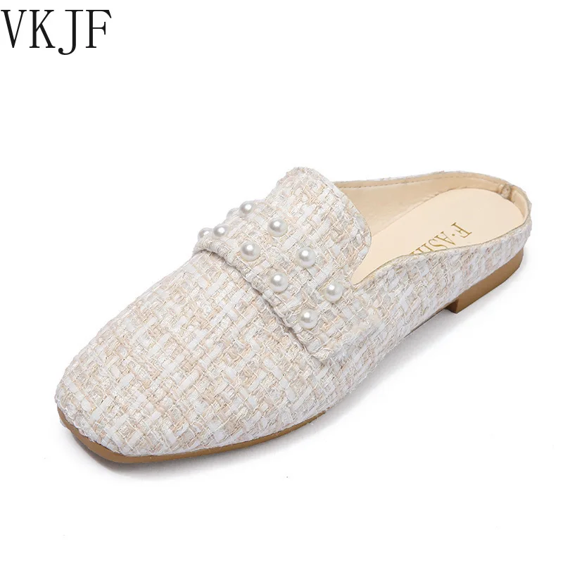

2022 new women cute beige round toe spring slip on flat shoes ladies casual summer flats cool loafers