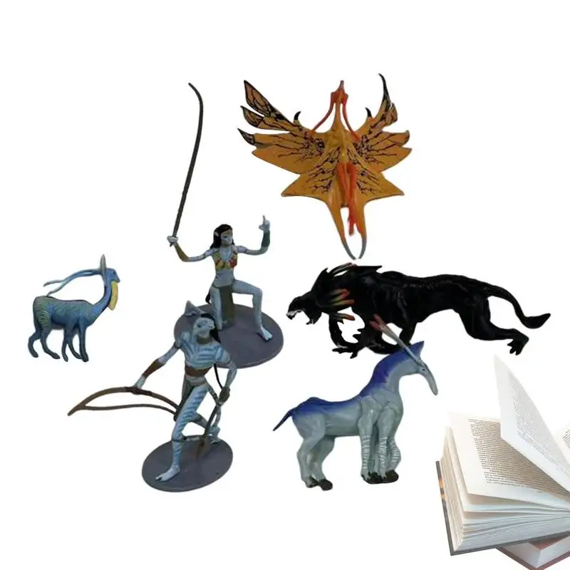 

Фигурки из фильма, ПВХ, модели игрушек, классические фигурки из фильма, коллекционные фигурки из фильма, игрушки, 6 шт.