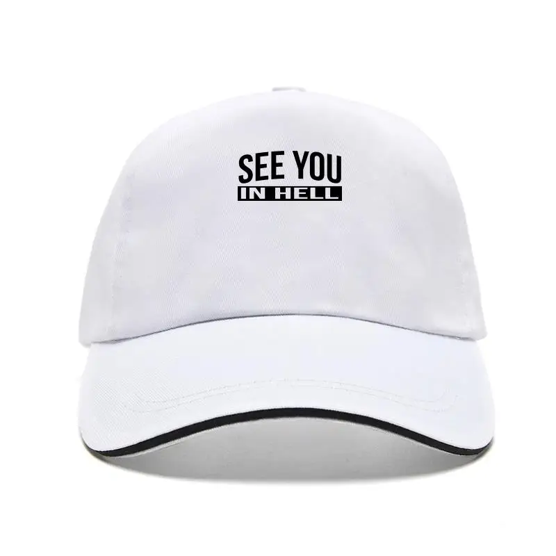 

Шляпа «See You In Hell Bill», хипстерская шапка с графическим девизом, шапки «See You In Hell Bill» из 100% хлопка, Классические Кепки «Bill», летняя Снэпбэк Кепка