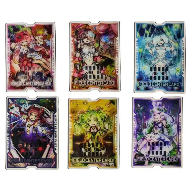 Yu-Gi-Oh Card Divider Traptrix Rafflesia Sera Cularia Atypus Diy Separator Аниме Коллекция Экшн-игрушки Фигурки