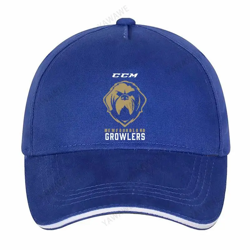 

Baseball Caps hat black men Baseball Caps Newfoundland Growlers unisex teens cotton snapback cap
