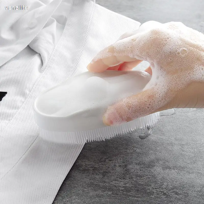 

vanzlife Household washing hair soft brush Multi-purpose shoe brush clothes washing brush Creative collar shoes cleaning brush